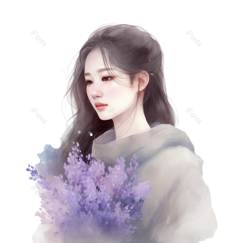 节日图片,花卉元素,手捧花PNG,免抠素材